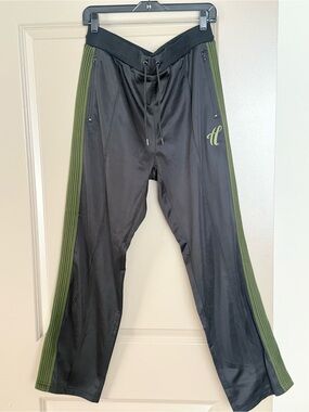 The Hundreds Black and Olive Green Track Joggers